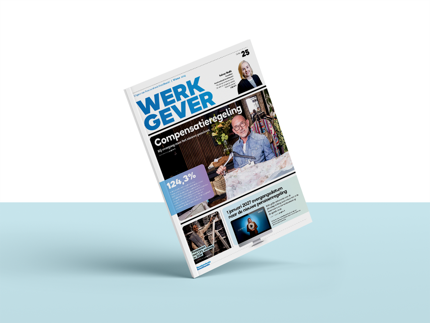 Omslag van de krant De Werkgever