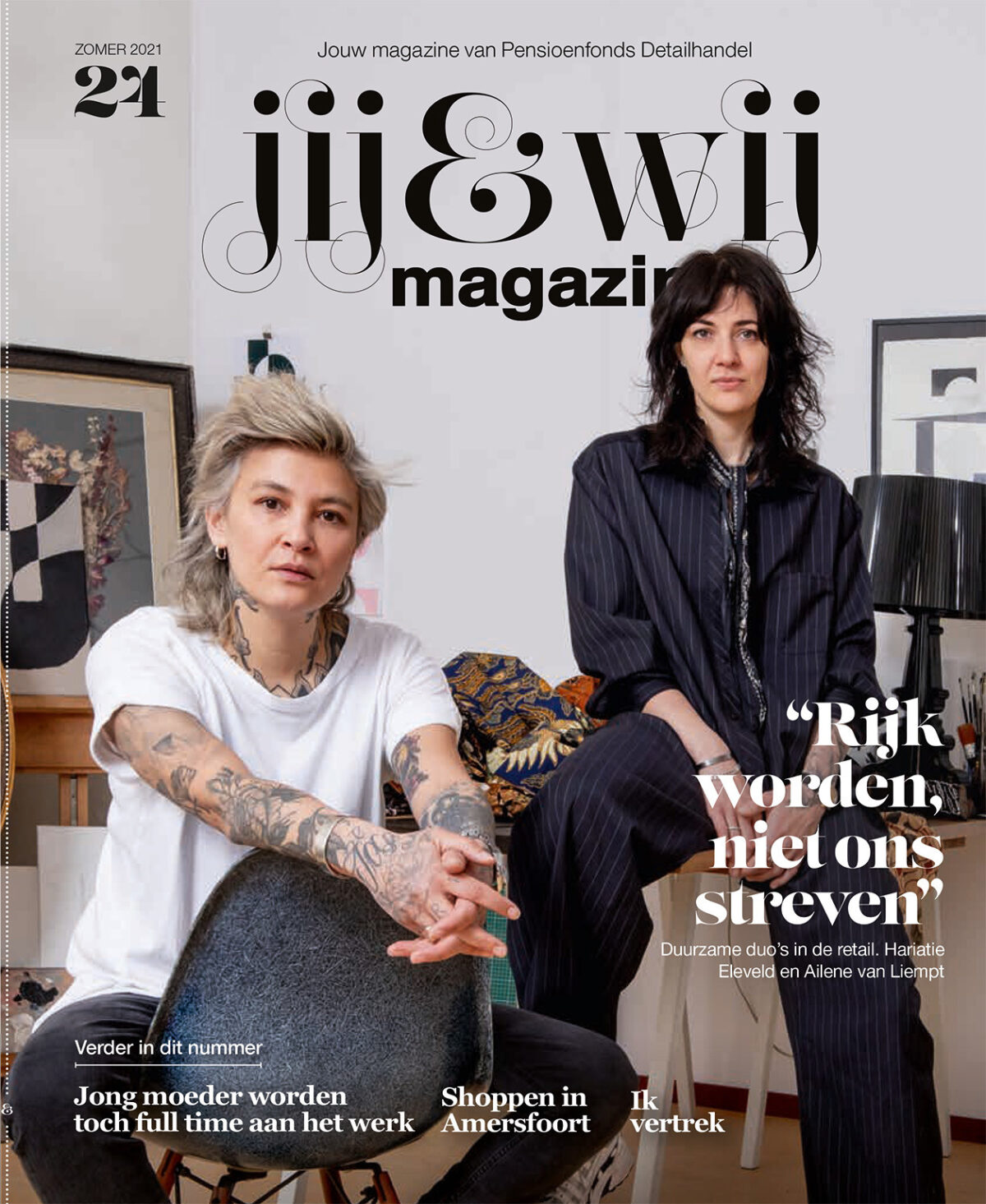 Omslag van het Jij&Wij Magazine
