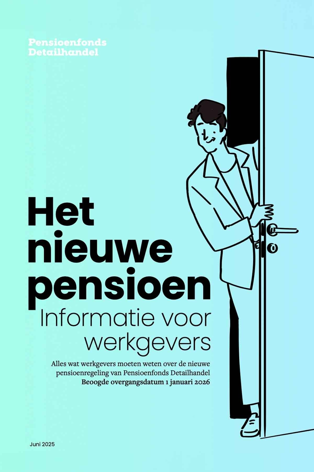 Pagina met de tekst “Alles over het nieuwe pensioen”