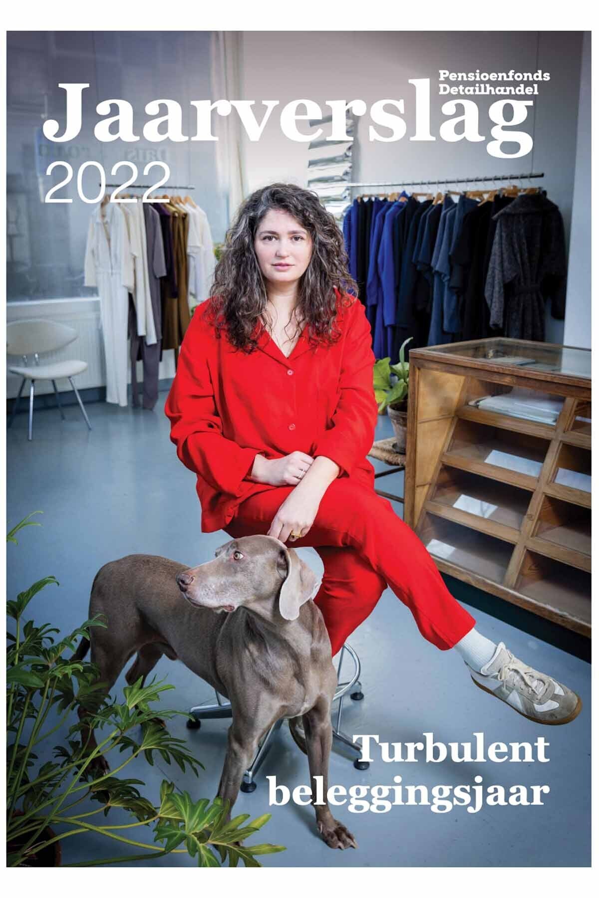 Omslag van het jaarverslag