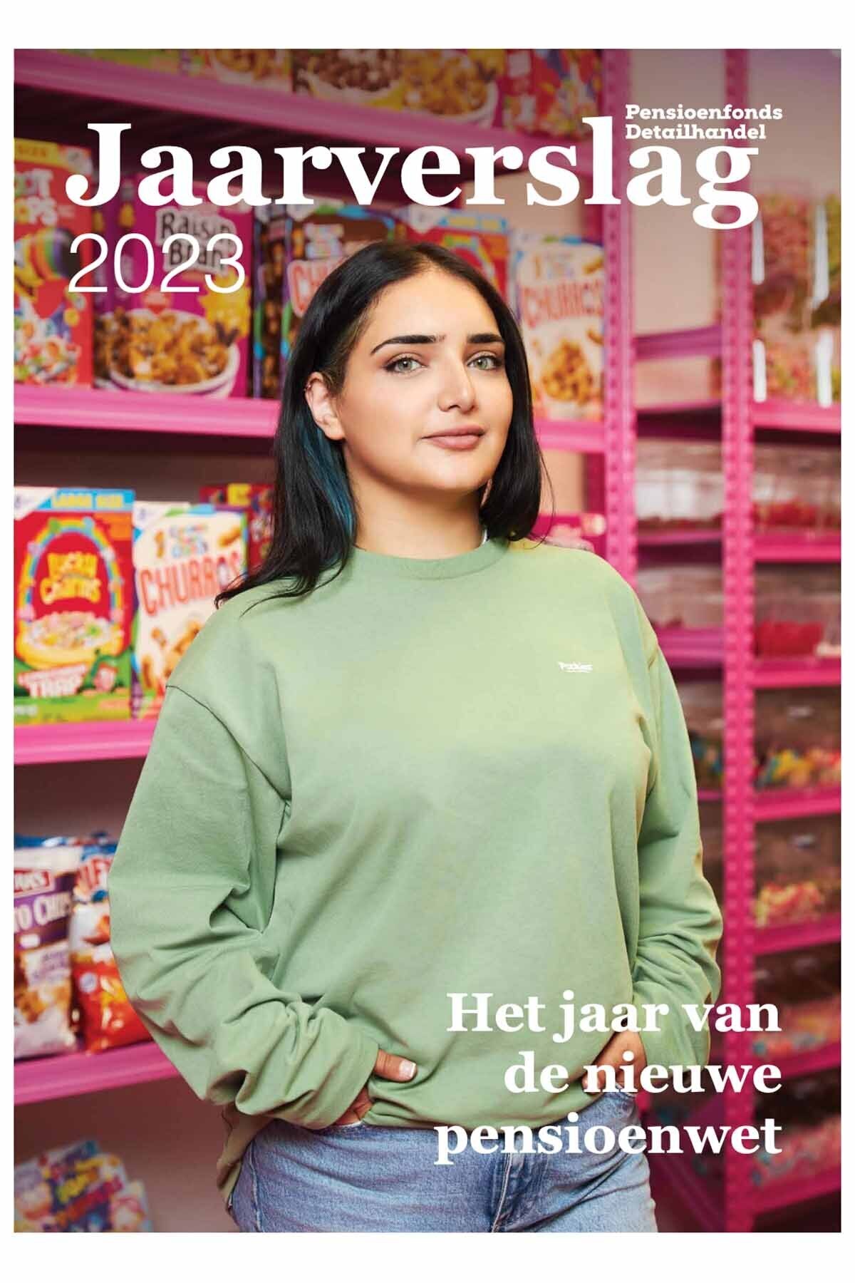 Omslag van het jaarverslag