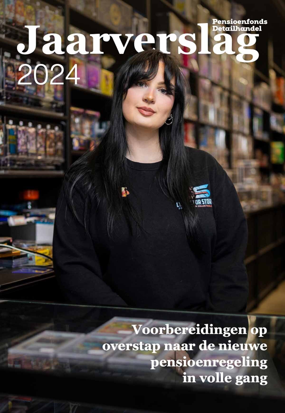 Omslag van het jaarverslag