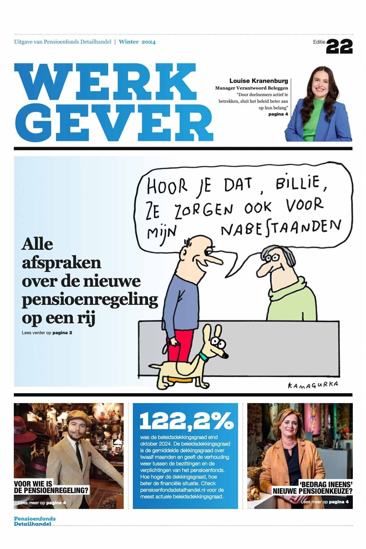 Omslag van de krant De Werkgever